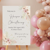 Christening Personalised Welcome Sign