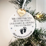 Baby Due Personalised Bauble