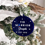 Type 1 Diabetes Warrior Personalised Christmas Charity Bauble