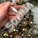 Children's Handwriting Christmas Keepsake Bauble