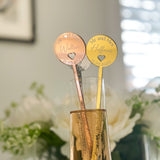 Engraved Wedding Drinks Stirrers