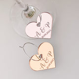 Wedding Heart Drinks Charms