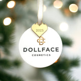 Luxury Business Logo Christmas Baubles