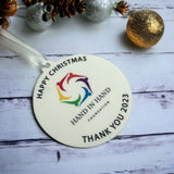 Customised Charity Christmas Baubles