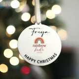 School or Nursery Personalised Christmas Baubles