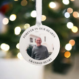 Remembrance Personalised Photo Bauble