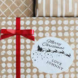 Luxury Christmas Wrapping Stickers