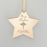 Merry Christmas & God Bless Hanging Ornament