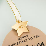 Personalised Best Nursery Luxury Christmas Bauble