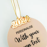 Customised Quote Baubles