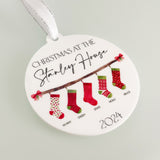 Luxury Personalised Family Christmas Bauble