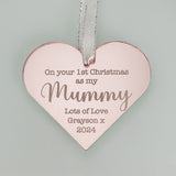 First Christmas As My Mummy Personalised Bauble