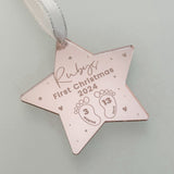 Baby's 1st Christmas Personalised Keepsake Bauble