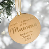 1st Christmas Mummy Engraved Gift