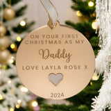 New Daddy Personalised Christmas Gift