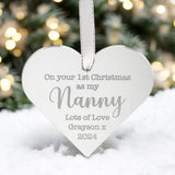 Nana, Nan, Grandma, Nanny 1st Christmas Bauble