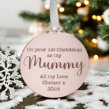 First Christmas Mummy Engraved Gift