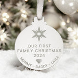 Our First Christmas Family Bauble