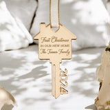 Personalised First Christmas Key Decoration