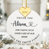 Cleaner, Housekeeper, Gardener Personalised Christmas Bauble