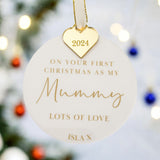 New Mummy Personalised Christmas Bauble