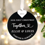 1st Christmas Together Couples Keepsake Bauble