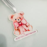 Baby's 1st Christmas Teddy Bear Personalised Tree Decoration