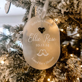 Baby Loss Personalised Christmas Tree  Decoration Keepsake