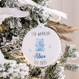 Type 1 Diabetes Warrior Children's Personalised Christmas Charity Bauble