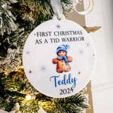 1st Christmas As A T1D Warrior Children's Charity Bauble