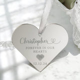 Remembrance Personalised Heart Keepsake