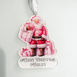 Children's Father Christmas Personalised Tree Decoration