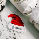 Santa Hat Christmas Party Place Name Setting