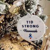 Type 1 Diabetes Personalised Christmas Charity Keepsake Bauble