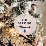 Type 1 Diabetes Personalised Christmas Charity Bauble