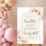 Luxury Personalised Baby Shower Sign