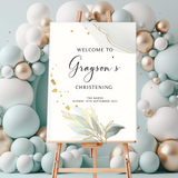 Christening Day Personalised Sign