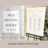 Print Your Own Double Sided Party Sign