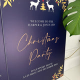 Works Party Christmas Welcome Sign