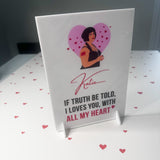 Nessa Personalised Valentine's Card Boyfriend, Girlfriend Gift