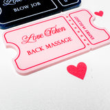 Rude Valentine's Personalised Love Tokens Gift