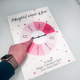 Valentine's Rude Game, Personalised  Funny Gift