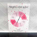 Valentine's Naughty Game, Personalised Couples Gift