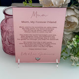 Mum, My Forever Friend Personalised Mother's Day Card