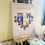 Personalised Photo Christening Party Welcome Sign