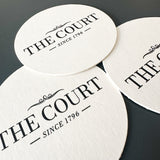 Custom Business Drinks Coasters