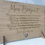 Personalised Teacher Keepsake Gifts