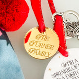 Engraved Children's Father Christmas Magical Key