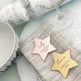 Christmas Star Party Place Cards