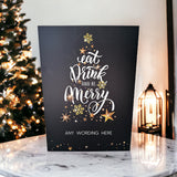 Personalised Christmas Party Welcome Sign